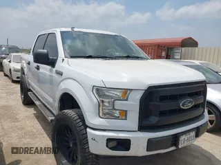 2017 Ford F-150 XL with VIN 1FTEW1CF1HKD11608, listed as a IAAI auction lot 42079355 with 217,275 mi miles. Bid and sale history available at carsss.com. Image 1.