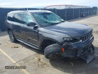 2021 Jeep Grand Cherokee Overland z VIN 1C4RJKDG0M8179171, wystawiony jako IAAI lot #41720608 z przebiegiem 45 128 mil mil oraz . Historia ofert i sprzedaży dostępna na DreamBid. Obrazek 1.