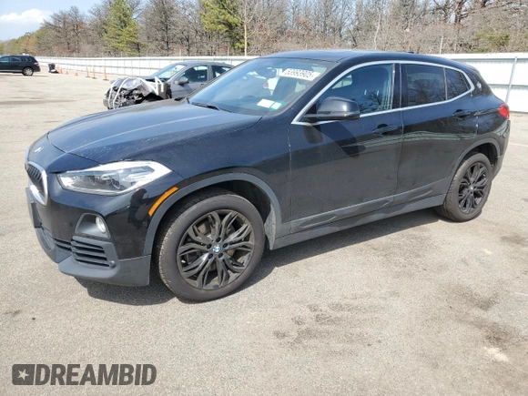 2018 BMW X2 xDrive28i with VIN WBXYJ5C36JEF79315, listed as a Copart auction lot 53993905 with 52,863 mi miles and Salvage Title. Bid and sale history available at carsss.com. Image 1.