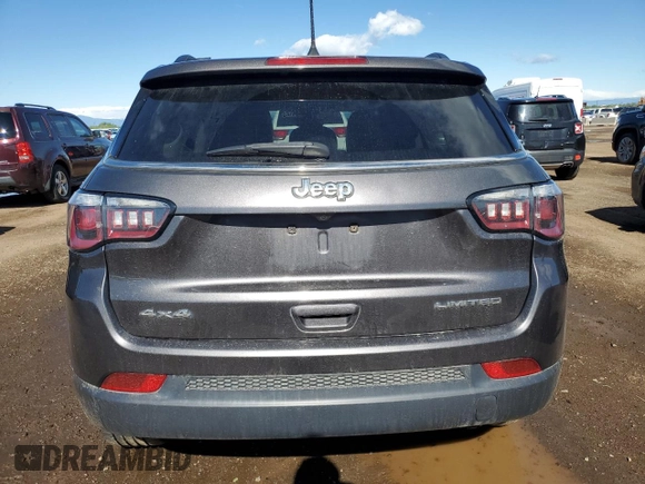2017 Jeep Compass Limited с VIN 3C4NJDCB6HT628599, выставлен на аукционе Copart как лот 57140005 с пробегом 124 201 миль миль и Списание • Salvage title. История ставок и продаж доступна на DreamBid. Изображение 6.