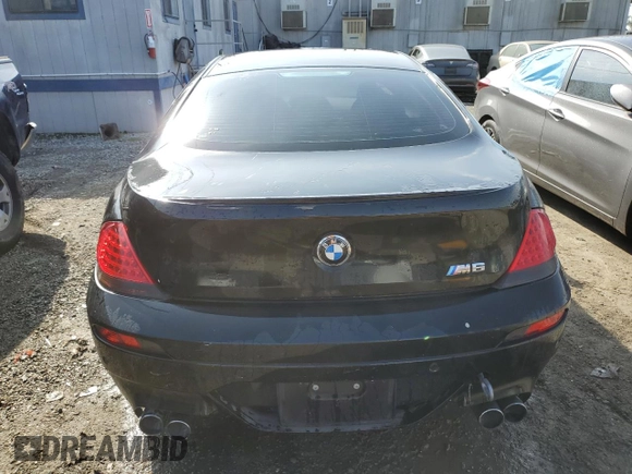 2006 BMW M6 z VIN WBSEH93496B797016, wystawiony jako Copart lot #45987075 z przebiegiem 51 374 mil mil oraz Czysty tytuł • Clean title. Historia ofert i sprzedaży dostępna na DreamBid. Obrazek 6.