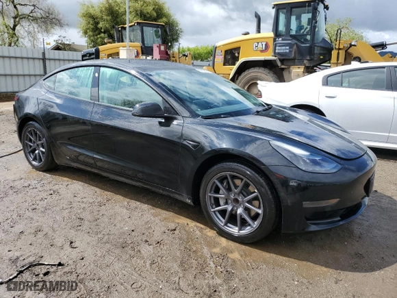 2022 Tesla Model 3 with VIN 5YJ3E1EA7NF289649, listed as a Copart auction lot 51381265 with 96,150 mi miles and Clean Title. Bid and sale history available at carsss.com. Image 4.