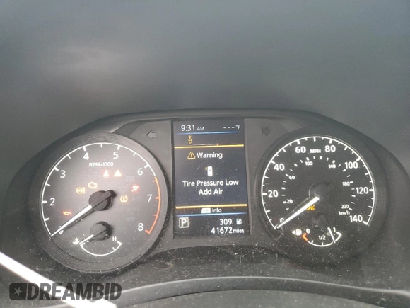 2022 Nissan Altima 2.5 S with VIN 1N4BL4BV0NN360529, listed as a Copart auction lot 52242665 with 41,672 mi miles and Salvage Title. Bid and sale history available at carsss.com. Image 9.