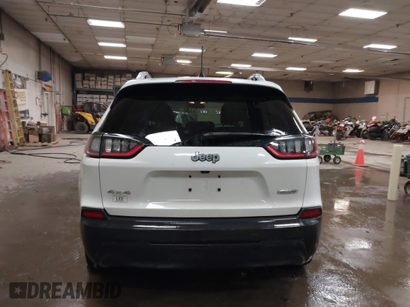 2019 Jeep Cherokee Latitude with VIN 1C4PJMCB7KD142941, listed as a IAAI auction lot 41491536 with 117,840 mi miles. Bid and sale history available at carsss.com. Image 16.