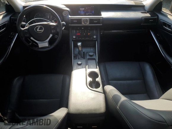 2017 Lexus IS with VIN JTHCM1D22H5015597, listed as a Copart auction lot 49160445 with 63,410 mi miles and Salvage Title. Bid and sale history available at carsss.com. Image 8.