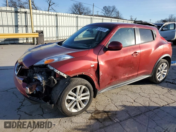 2014 Nissan Juke Nismo with VIN JN8AF5MR9ET357986, listed as a Copart auction lot 87523265 with Not Provided miles and Salvage Title. Bid and sale history available at DreamBid. Image 1.