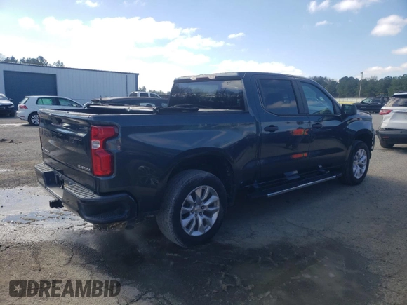 2020 Chevrolet Silverado 1500 Custom with VIN 3GCPWBEK0LG256626, listed as a Copart auction lot 46325475 with 38,514 mi miles and Salvage Title. Bid and sale history available at carsss.com. Image 3.