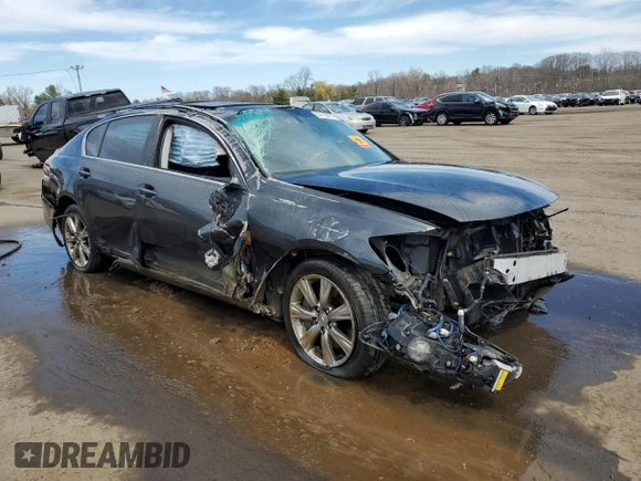 2009 Lexus GS 350 with VIN JTHCE96S590023491, listed as a Copart auction lot 53118475 with 0 mi miles and Salvage Title. Bid and sale history available at carsss.com. Image 4.