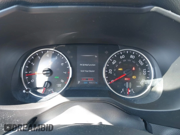 2019 Toyota RAV4 XLE Premium with VIN 2T3A1RFV4KW078806, listed as a IAAI auction lot 41877504 with 99,017 mi miles. Bid and sale history available at carsss.com. Image 7.