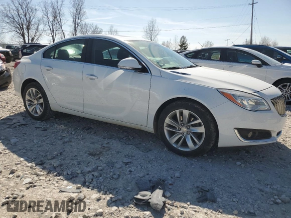 2015 Buick Regal Premium I with VIN 2G4GN5EX7F9295935, listed as a Copart auction lot 52959845 with 104,739 mi miles and Clean Title. Bid and sale history available at carsss.com. Image 4.