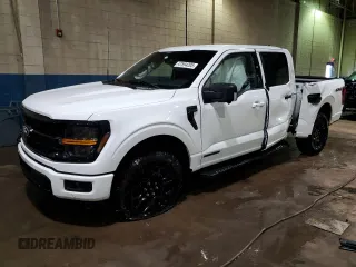 2024 Ford F-150 XLT with VIN 1FTFW3LD1RFB77689, listed as a Copart auction lot 47594205 with 2,800 mi miles and Non Repairable. Bid and sale history available at carsss.com. Image 1.