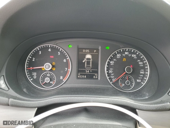 2015 Volkswagen Passat 1.8T Sport with VIN 1VWBT7A37FC006979, listed as a Copart auction lot 51417265 with 65,314 mi miles and Salvage Title. Bid and sale history available at carsss.com. Image 9.