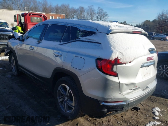 2021 GMC Terrain SLT with VIN 3GKALVEV9ML371572, listed as a IAAI auction lot 41173091 with 59,250 mi miles and . Bid and sale history available at carsss.com. Image 3.