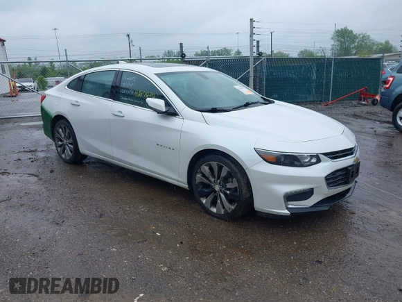 2016 Chevrolet Malibu Premier with VIN 1G1ZH5SX5GF266976, listed as a IAAI auction lot 42178391 with 134,150 mi miles and . Bid and sale history available at DreamBid. Image 1.