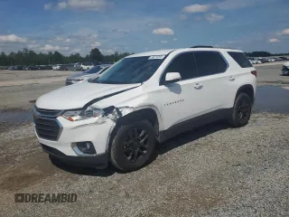 2018 Chevrolet Traverse LT Cloth with VIN 1GNERGKW8JJ156070, listed as a Copart auction lot 58819265 with 156,293 mi miles and Salvage title. Bid and sale history available at DreamBid. Image 1.