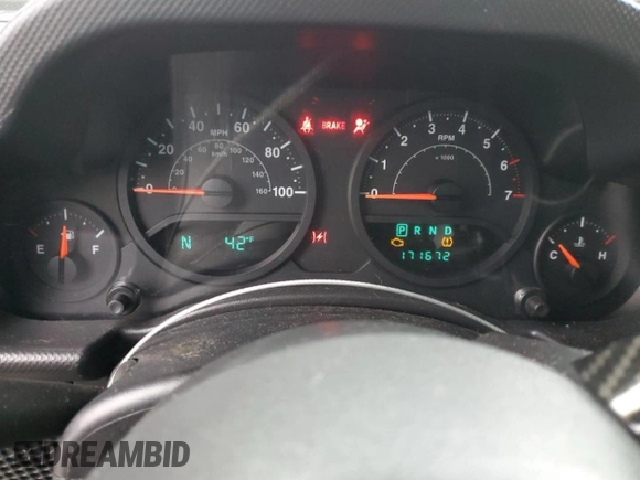 2008 Jeep Wrangler X with VIN 1J4FA24108L556254, listed as a Copart auction lot 55459435 with 171,672 mi miles and Clean Title. Bid and sale history available at carsss.com. Image 8.