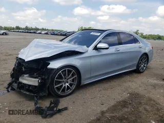 2020 Mercedes-Benz S with VIN WDDUG8GB6LA523756, listed as a Copart auction lot 55648464 with Not Provided miles and Salvage Title. Bid and sale history available at carsss.com. Image 1.