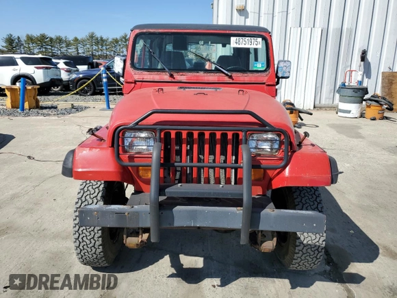 1994 Jeep Wrangler S with VIN 1J4FY19P1RP473249, listed as a Copart auction lot 48751975 with 102,666 mi miles and Clean Title. Bid and sale history available at carsss.com. Image 5.