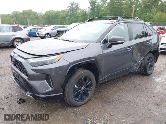 2024 Toyota RAV4 Hybrid XSE with VIN 4T3E6RFV5RU142476, listed as a IAAI auction lot 42524206 with 11,852 mi miles and . Bid and sale history available at DreamBid. Image 17.