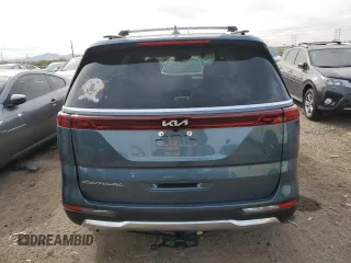 2022 Kia Carnival SX with VIN KNDNE5H33N6176726, listed as a Copart auction lot 80013124 with 14,936 mi miles and Salvage Title. Bid and sale history available at carsss.com. Image 6.