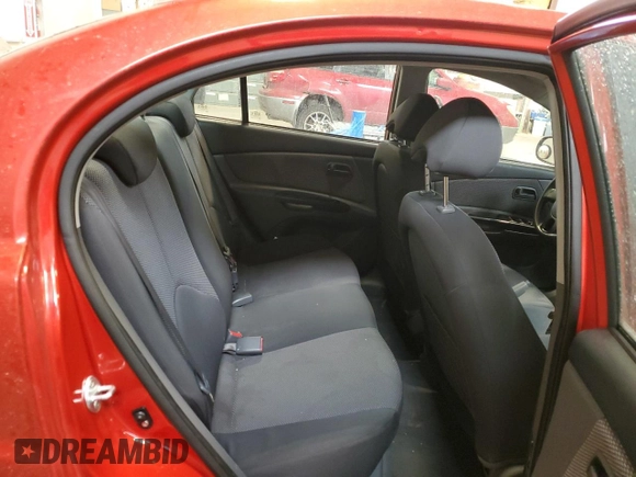 2010 Kia Rio with VIN KNADH4B39A6691792, listed as a Copart auction lot 80043064 with 161,139 mi miles and Salvage Title. Bid and sale history available at DreamBid. Image 10.