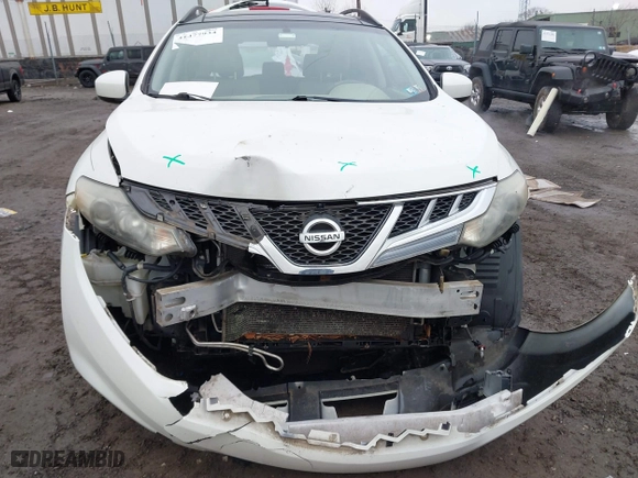 2011 Nissan Murano SV with VIN JN8AZ1MWXBW186293, listed as a IAAI auction lot 41477934 with 92,729 mi miles. Bid and sale history available at carsss.com. Image 6.