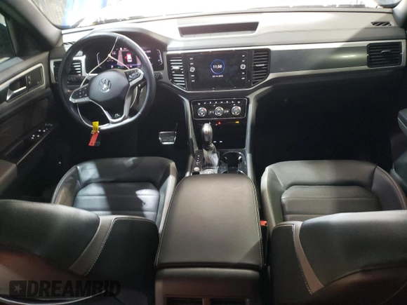 2021 Volkswagen Atlas SEL Premium R-Line with VIN 1V2FE2CA6MC207491, listed as a Copart auction lot 53086855 with 67,837 mi miles and Salvage title. Bid and sale history available at DreamBid. Image 8.