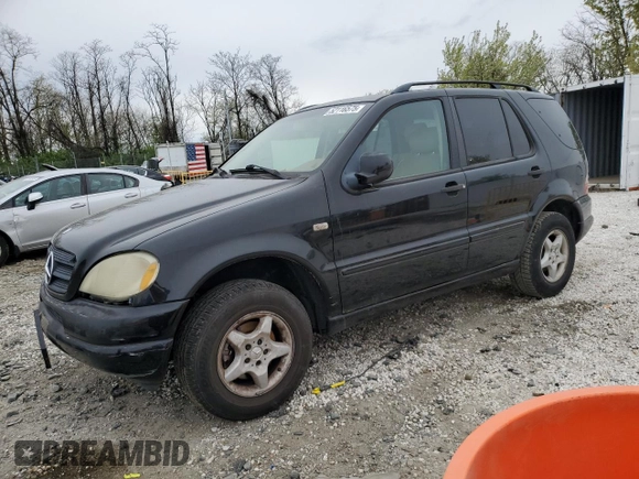 2000 Mercedes-Benz M 320/430/500 z VIN 4JGAB54E3YA209798, wystawiony jako Copart lot #52116575 z przebiegiem Nie podano mil oraz Szkoda całkowita • Salvage title. Historia ofert i sprzedaży dostępna na DreamBid. Obrazek 1.