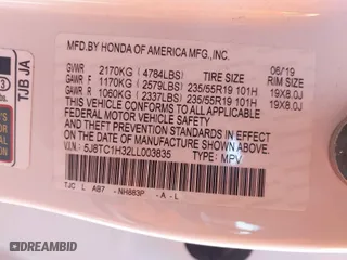2020 Acura RDX with VIN 5J8TC1H32LL003835, listed as a IAAI auction lot 41475679 with 49,084 mi miles. Bid and sale history available at carsss.com. Image 9.