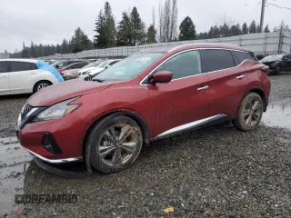 2019 Nissan Murano Platinum z VIN 5N1AZ2MS2KN105223, wystawiony jako Copart lot #86627444 z przebiegiem 87 841 mil mil oraz Szkoda całkowita • Salvage title. Historia ofert i sprzedaży dostępna na DreamBid. Obrazek 1.