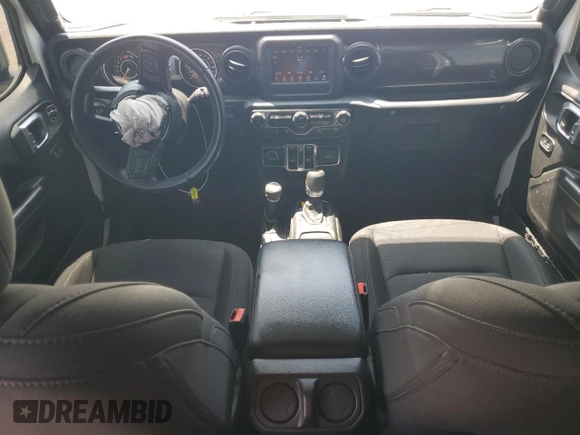 2022 Jeep Wrangler Unlimited Willys with VIN 1C4HJXDN6NW278386, listed as a Copart auction lot 56172195 with 45,259 mi miles and Salvage title. Bid and sale history available at DreamBid. Image 8.