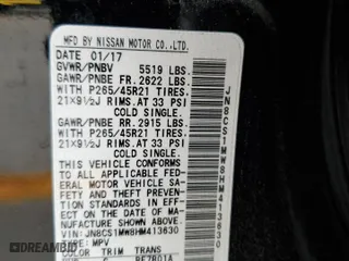 2017 Infiniti QX70 with VIN JN8CS1MW8HM413630, listed as a Copart auction lot 45848744 with 64,822 mi miles and Salvage Title. Bid and sale history available at carsss.com. Image 12.