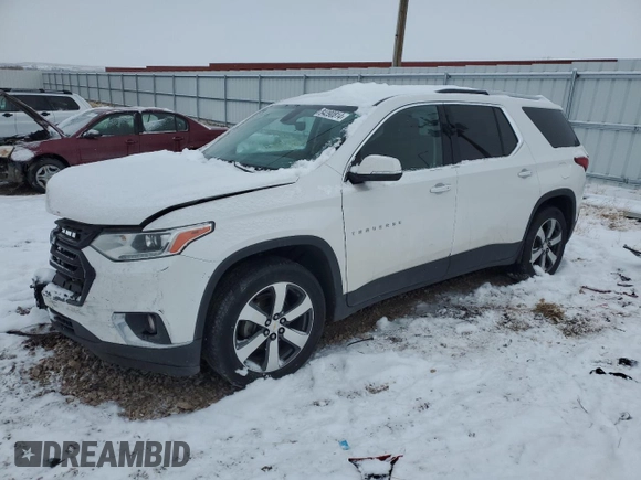 2018 Chevrolet Traverse LT Leather with VIN 1GNEVHKW2JJ283284, listed as a Copart auction lot 84390814 with 94,077 mi miles and Salvage Title. Bid and sale history available at carsss.com. Image 1.