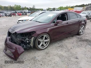 2013 Ford Fusion SE with VIN 3FA6P0H71DR321516, listed as a IAAI auction lot 42043293 with 106,659 mi miles. Bid and sale history available at carsss.com. Image 2.