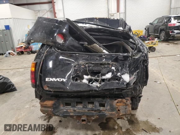 2003 GMC Envoy SLE with VIN 1GKDT13SX32206094, listed as a Copart auction lot 43734715 with 218,090 mi miles and Non Repairable. Bid and sale history available at carsss.com. Image 6.