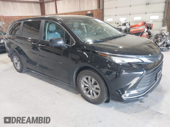 2023 Toyota Sienna XLE z VIN 5TDYRKEC5PS148076, wystawiony jako IAAI lot #42154673 z przebiegiem 169 197 mil mil oraz . Historia ofert i sprzedaży dostępna na DreamBid. Obrazek 1.