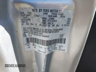 2006 Ford F-150 XLT с VIN 1FTPW145X6FA25003, выставлен на аукционе IAAI как лот 41758501 с пробегом 231 009 миль миль и . История ставок и продаж доступна на DreamBid. Изображение 9.