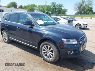 2016 Audi Q5 Premium Plus with VIN WA1L2AFP7GA096340, listed as a IAAI auction lot 42549777 with 81,147 mi miles and . Bid and sale history available at DreamBid. Image 1.