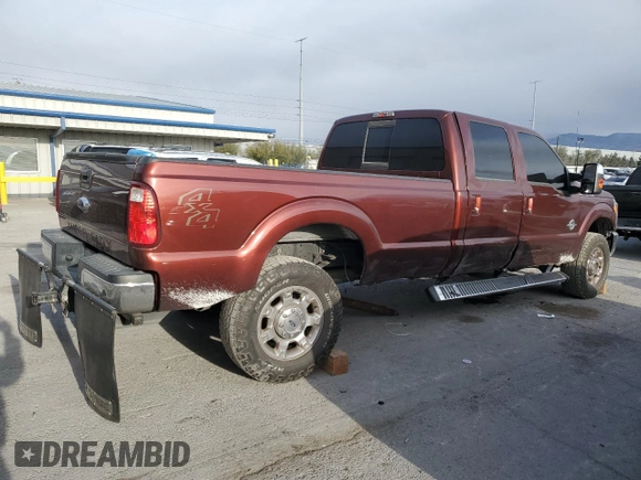 2015 Ford F-350 Platinum z VIN 1FT8W3BT0FEB61101, wystawiony jako Copart lot #51622235 z przebiegiem 110 570 mil mil oraz Szkoda całkowita • Salvage title. Historia ofert i sprzedaży dostępna na DreamBid. Obrazek 3.