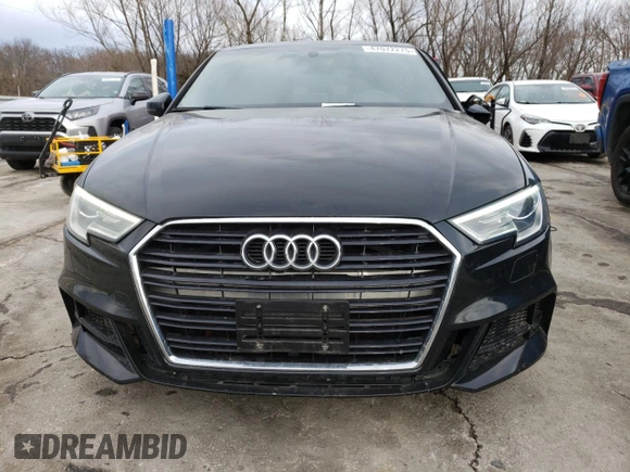 2019 Audi A3 Sedan Premium with VIN WAUAUGFF6KA085093, listed as a Copart auction lot 47072275 with 58,012 mi miles and Salvage Title. Bid and sale history available at carsss.com. Image 5.
