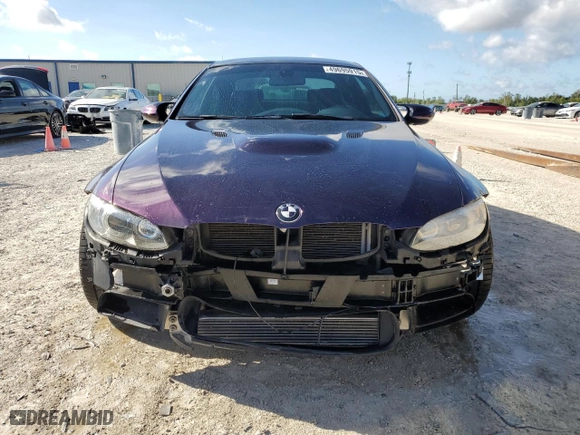 2012 BMW M3 with VIN WBSKG9C56CE798486, listed as a Copart auction lot 49695915 with 81,637 mi miles and Salvage Title. Bid and sale history available at carsss.com. Image 5.