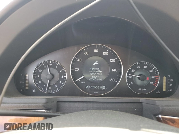 2005 Mercedes-Benz E 320 with VIN WDBUF82J25X175190, listed as a Copart auction lot 54487465 with 162,053 mi miles and Salvage Title. Bid and sale history available at DreamBid. Image 9.