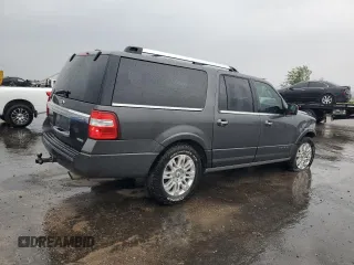 2015 Ford Expedition Max Platinum z VIN 1FMJK1MT2FEF03416, wystawiony jako Copart lot #58813525 z przebiegiem 174 634 mil mil oraz Szkoda całkowita • Salvage title. Historia ofert i sprzedaży dostępna na DreamBid. Obrazek 3.
