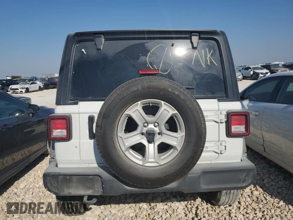 2023 Jeep Wrangler Sport с VIN 1C4HJXAG4PW598962, выставлен на аукционе Copart как лот 71889884 с пробегом 37 986 миль миль и Списание • Salvage title. История ставок и продаж доступна на DreamBid. Изображение 6.