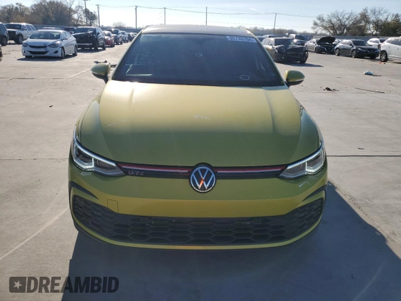 2022 Volkswagen GTI Autobahn with VIN WVW587CD9NW123144, listed as a Copart auction lot 80733104 with 44,635 mi miles and Salvage Title. Bid and sale history available at DreamBid. Image 5.