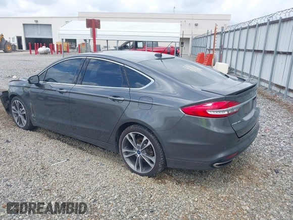 2017 Ford Fusion Titanium with VIN 3FA6P0K98HR363360, listed as a IAAI auction lot 42461432 with 182,807 mi miles and . Bid and sale history available at DreamBid. Image 3.