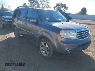2015 Honda Pilot EX-L with VIN 5FNYF4H59FB060023, listed as a IAAI auction lot 41327793 with 197,981 mi miles and . Bid and sale history available at carsss.com. Image 1.