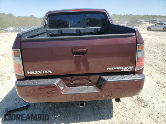 2008 Honda Ridgeline RTL with VIN 2HJYK16568H540381, listed as a Copart auction lot 54991075 with 115,906 mi miles and Clean Title. Bid and sale history available at carsss.com. Image 6.