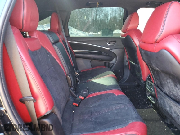 2019 Acura MDX w/Technology/A-Spec Pkg with VIN 5J8YD4H08KL802768, listed as a Copart auction lot 49523695 with 0 mi miles and Salvage Title. Bid and sale history available at carsss.com. Image 11.