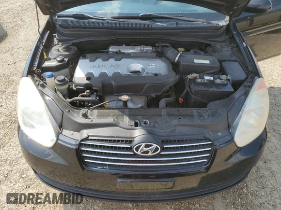 2007 Hyundai Accent GL with VIN KMHCN45C47U112467, listed as a Copart auction lot 64605364 with 236,196 mi miles and Salvage title. Bid and sale history available at DreamBid. Image 11.